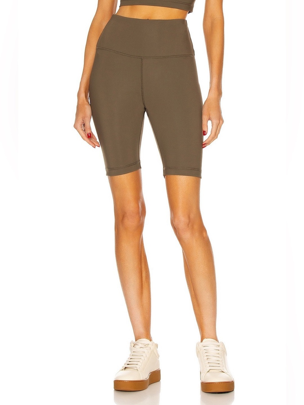 WARDROBE.NYC Army Green High Waist Bike Shorts - Release 02 - Sz Small NWOT